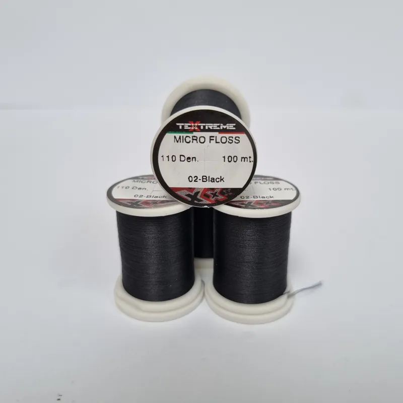 TEXTREME Micro Floss 110 Den in 02-Black-2